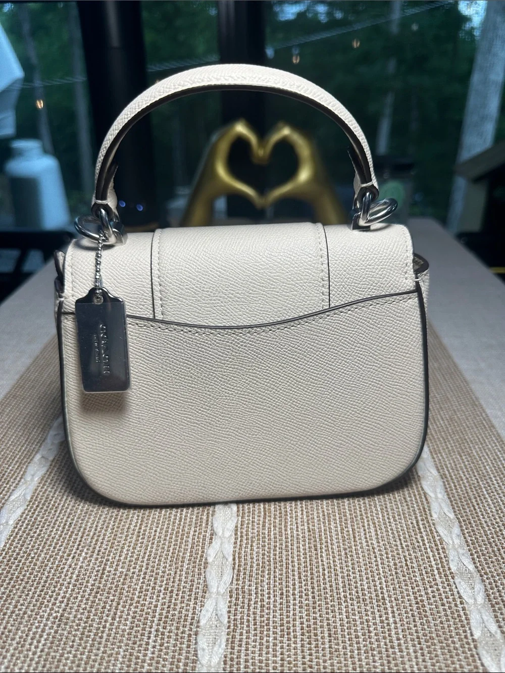 Coach Chalk Small Leather Top-Handle Satchel